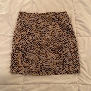 Brandy Melville leopard print mini skirt, one size